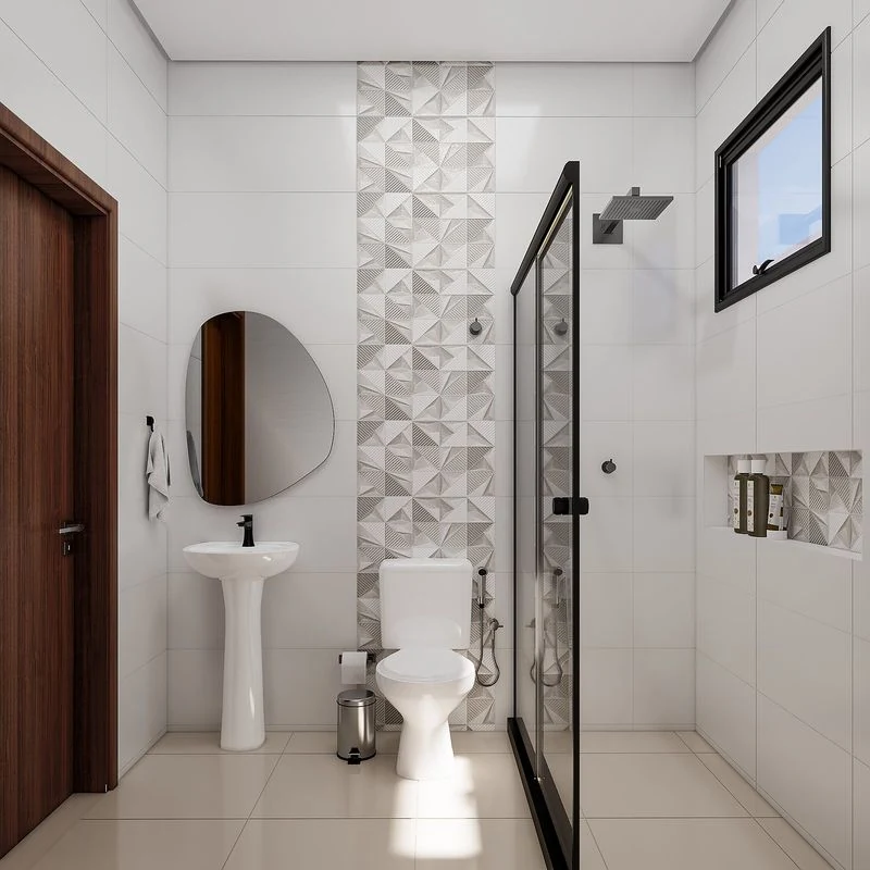 Banheiro do modelo 48,89 m²