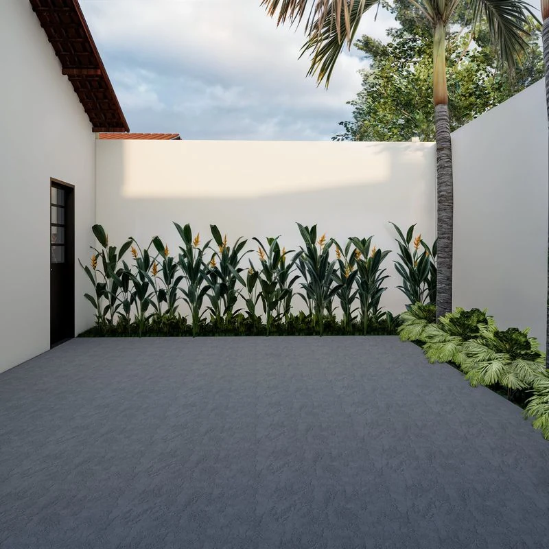 Quintal do modelo 52,10 m²