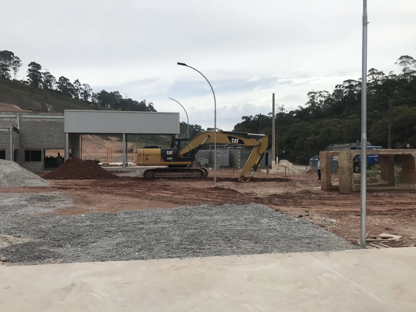 Obra industrial Ecourbis em São Paulo